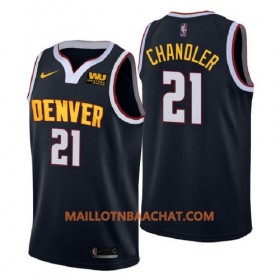 Maillot NBA Denver Nuggets Wilson Chandler 21 2018-2019 Nike Navy Swingman - Homme